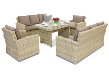 Bristol Apetito 8 Tuinpunt technorattan tuinmeubelen beige