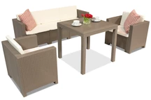 Colorado Dallas Apetito 5 cappuccino Bica technorattan set