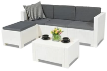 Colorado Relax technorattan loungemeubelset wit Bica