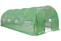 Folie tunnel met metalen frame 3x6m Garden Point groen met deur