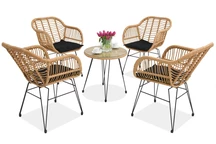 Malta 4 Tuinpunt technorattan tuinmeubelen beige