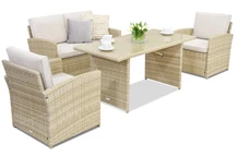 Monaco Apetito 4 Garden Point tuinmeubelen beige