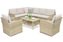 Monaco Hoek 7 Tuinpunt tuinmeubelen beige