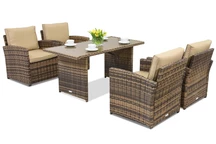 Monaco Premium 4 Garden Point tuinmeubelen bruin