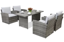 Monaco Premium 4 Garden Point tuinmeubelen grijs