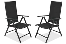 Set van aluminium Verona stoelen van Garden Point - 2 stuks in zwart