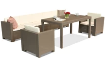 Technorattan set Colorado Apetito Max 7 cappuccino Bica