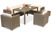 Technorattan set met hoek Colorado Comida Max 8 cappuccino Bica