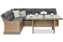 Tuinhoek met tafel Toledo Comida 5 Garden Point melange