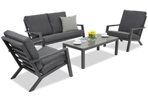Tuinmeubelen Braga Coffee 4 Garden Point antraciet