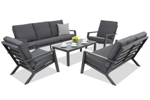 Tuinmeubelen  Braga Coffee 7 Garden Point antraciet