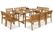 Tuinmeubelen van hout Birma/Timor 10 Garden Point