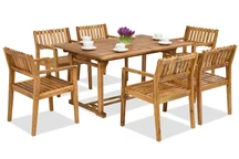 Tuinmeubelen van hout Birma/Timor 6 Garden Point