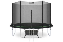 Tuintrampoline met veiligheidsnet aan buitenkant 366cm Jump Hero 12FT