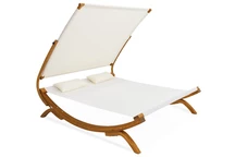 Tweezits tuinligbed Fiji Garden Point wit