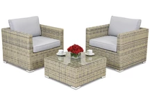 Venice Terras Tuinpunt technorattan tuinmeubelen grijs