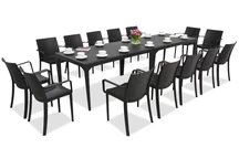 Dining tuinset Oslo/Victoria 14 antraciet Bica