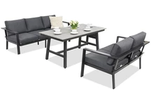 Meubelset Sydney Apetito Comfort 5 Garden Point antraciet