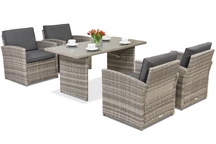 Monaco Premium 4 Garden Point tuinmeubelen lichtgrijs