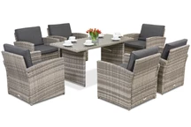 Monaco Premium 6 Garden Point tuinmeubelen lichtgrijs