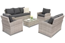 Parma Coffee 7 grijs Garden Point technorattan meubelset