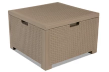 Technorattan Opbergruimte cappuccino Bica kussenboxtafel
