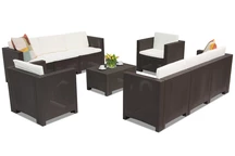 Technorattan meubelen Colorado Coffee 8 bruin Bica