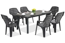 Tuinmeubelen Bergen/Marne voor 6 personen Bica antraciet