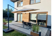 Garden Point beige Pisa 3,5m paraplu