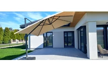Parasol beige Siena 3x3m Garden Point