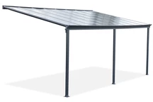 Aluminium terrasoverkapping San Diego 4,9 x 2,9 CoverTech antraciet