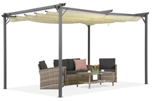 Beige terraspergola La Palma 3x4 Garden Point