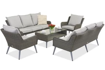 Bilbao Coffee 8 Garden Point tuinmeubelen grijs