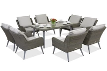 Bilbao Premium 8 Garden Point tuinmeubelen grijs