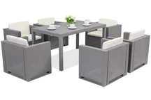 Colorado Premium 6 Bica grijs technorattan set