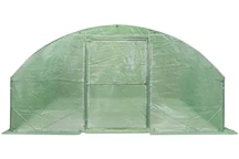 Folie tunnel met metalen frame 4x6m Garden Point groen met deur
