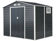 Metalen gereedschapshuisje Malmo 2,8 x 1,9 m Store Boss antraciet