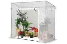 Mini kweekkas voor tomaten 2 x 0,8 m Garden Point wit