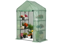 Mini-tuinkas 1,4 x 0,7 x 2 m Tuinpunt groen