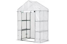 Mini-tuinkas 1,4 x 0,7 x 2 m Tuinpunt wit
