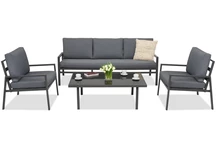 Moderne metalen tuinmeubelen Vigo Garden Point antraciet