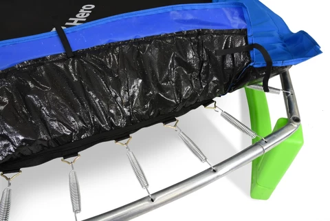 Mini tuintrampoline met intern net 140 cm Jump Hero groen