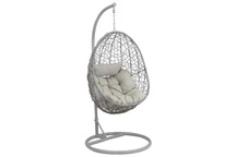 Tuin hangstoel Sarasota met frame Garden Point lichtgrijs