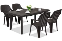 Tuinmeubelen Bergen/Alta voor 4 personen Bica bruin