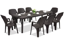 Tuinmeubelen Bergen/Alta voor 8 personen Bica bruin