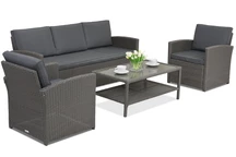 Tuinmeubelen Monaco Coffee 5 Garden Point antraciet