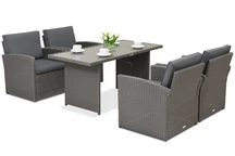 Tuinmeubelen Monaco Premium 4 Garden Point antraciet