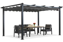 Tuinpaviljoen Barbados 3x4 m antraciet Garden Point