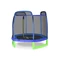 Tuintrampoline met veiligheidsnet aan buitenkant 213 cm Jump Hero groen