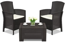 Technorattan set Lido Terras 2 bruin Bica